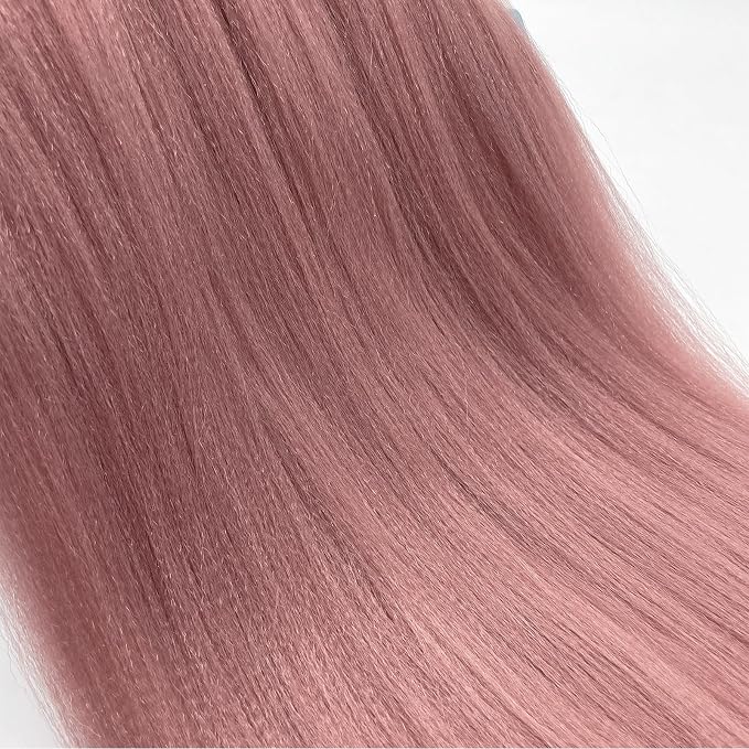 Dark Rose Gold Braiding Hair 6 Packs