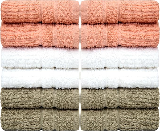 Blush, White & Tan