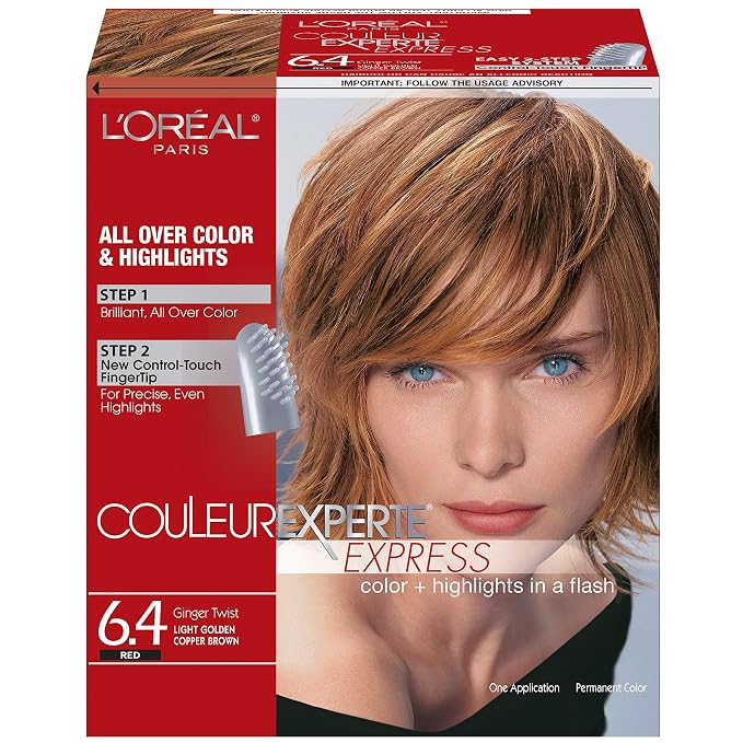 6.4 Light Golden Copper Brown/Ginger Twist